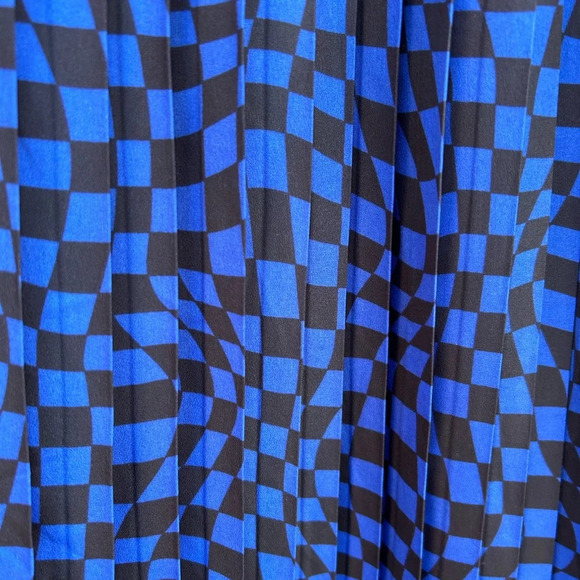 Michael Michael Kors checked pleated maxi skirt, size S - Picture 5 of 7